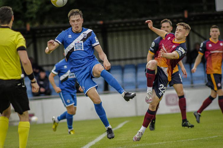Alaric Jones was a tower of strength at the back. Picture Rawphotography - Matthew Kelly